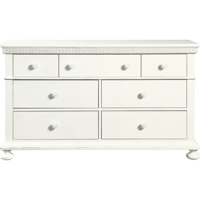 Smiling Hill Dresser, Marshmallow White - Dressers - 1
