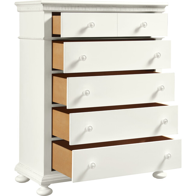 Smiling Hill Chest, Marshmallow White - Dressers - 3