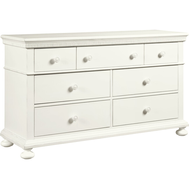Smiling Hill Dresser, Marshmallow White - Dressers - 2