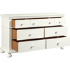 Smiling Hill Dresser, Marshmallow White - Dressers - 3