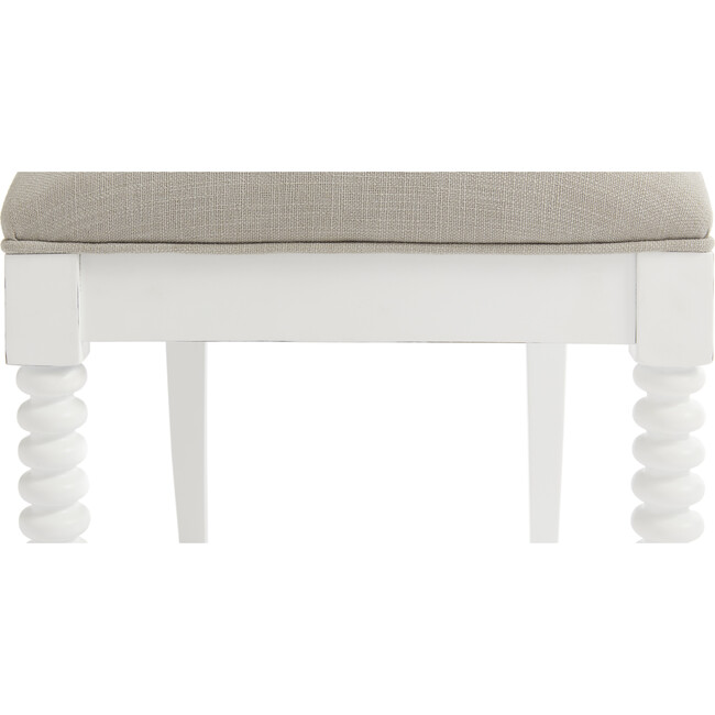 Smiling Hill Spool Desk Chair, Marshmallow White - Desk Chairs - 5