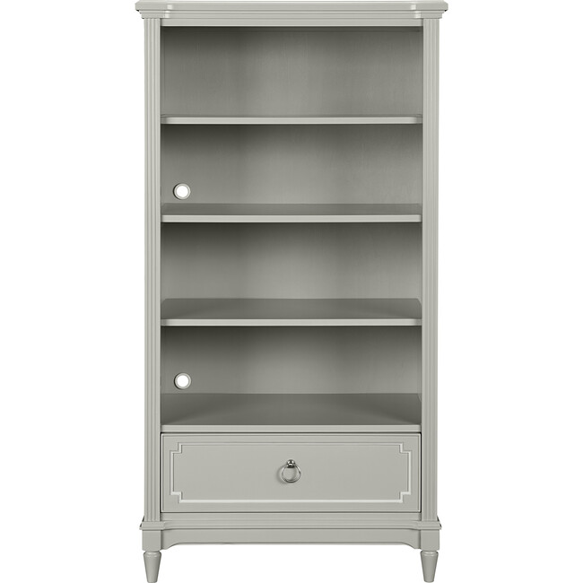 Clementine Court Bookcase, Cloud Grey Stone & Leigh Bookcases & Toy