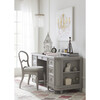 Clementine Court Pedestal Desk, Cloud Grey - Desks - 2