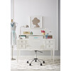 Clementine Court Desk Chair, Frosting White - Desk Chairs - 2
