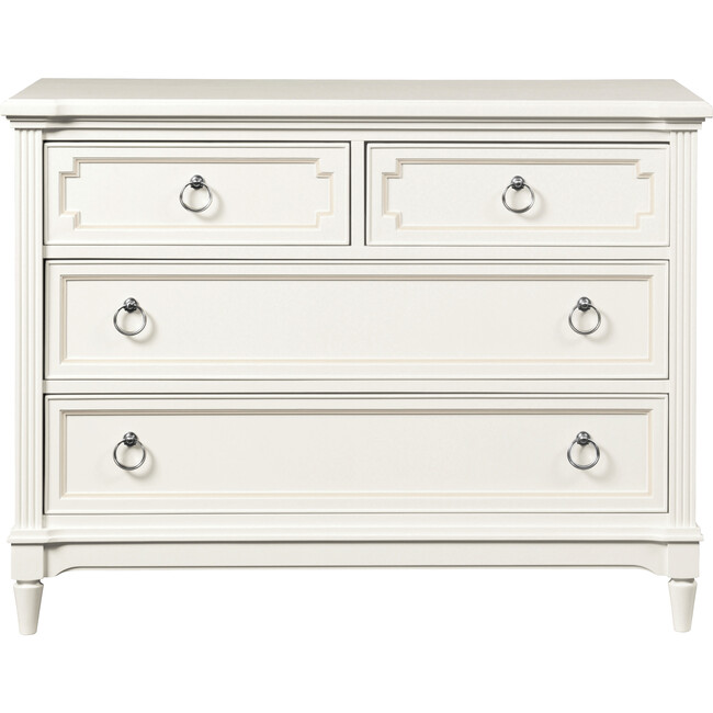 Clementine Court Single Dresser, Frosting White Stone & Leigh Dressers & Changing Tables