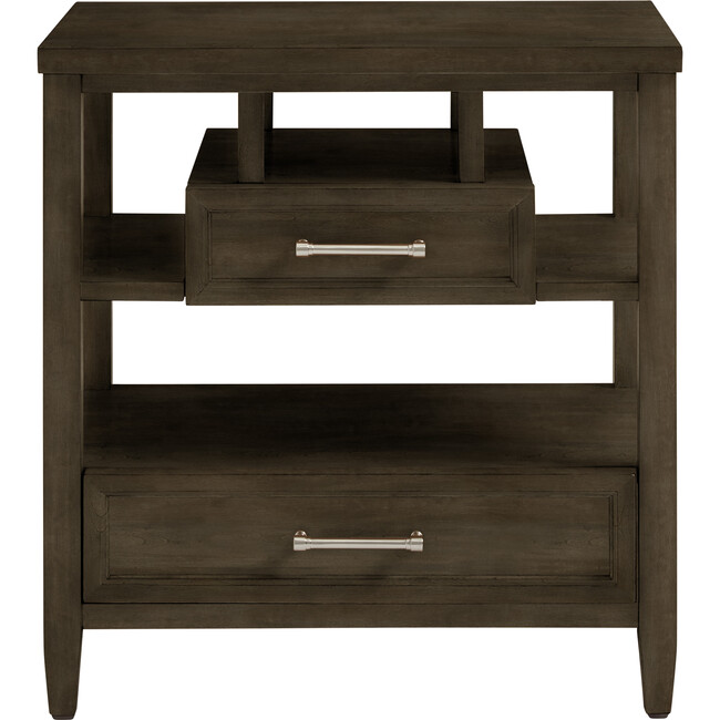 Chelsea Square Storage Nightstand, Raisin Stone & Leigh Nightstands