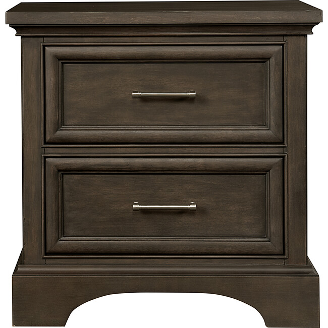 Chelsea Square Nightstand, Raisin - Nightstands - 1