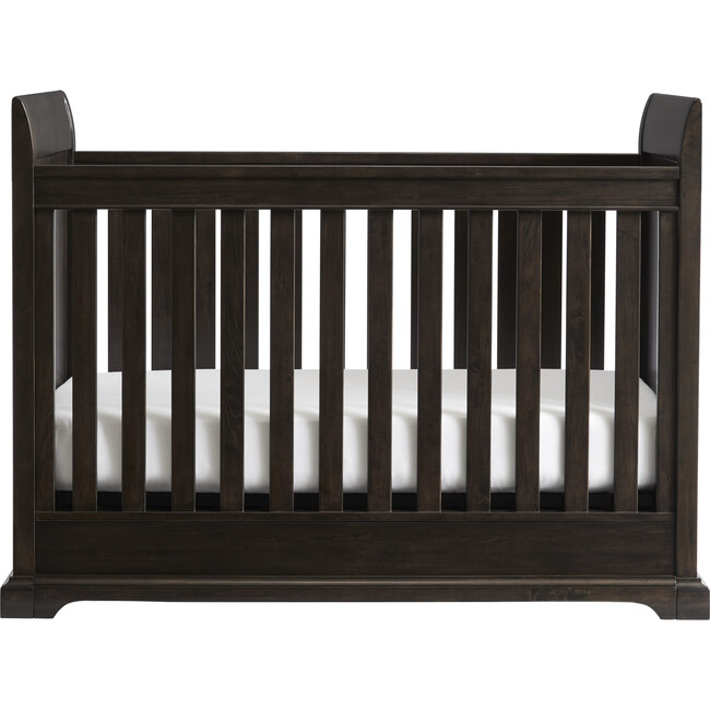 Chelsea Square Stationary Crib, Raisin - Cribs - 3