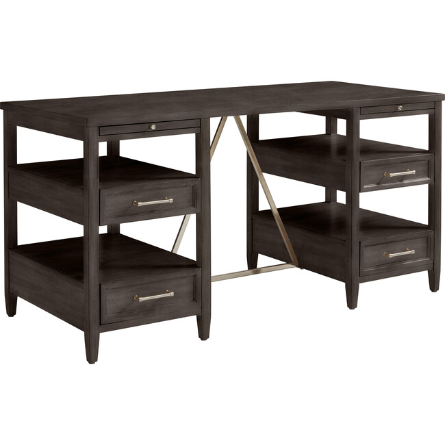 Chelsea Square Partners Desk, Raisin - Desks - 2