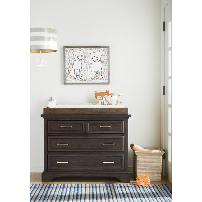 Chelsea Square Single Dresser, Raisin - Dressers - 2