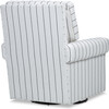 Grace Rocker Glider, White Stripe - Nursery Chairs - 5
