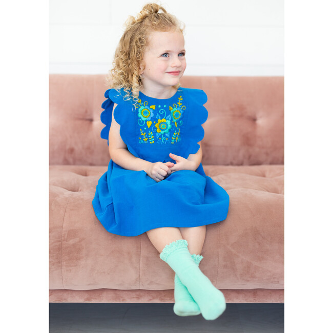 Marina Dress, Cerulean - Dresses - 4