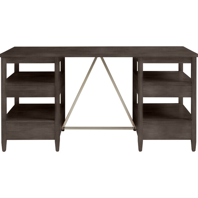 Chelsea Square Partners Desk, Raisin - Desks - 4