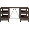 Chelsea Square Partners Desk, Raisin - Desks - 4