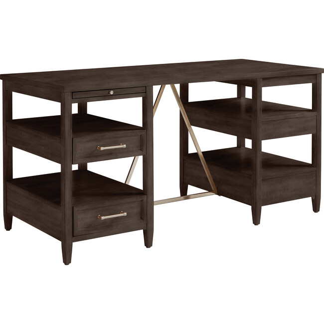 Chelsea Square Partners Desk, Raisin - Desks - 5