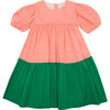 Tiery Eyed Dress, Juicy Peach - Dresses - 1 - thumbnail