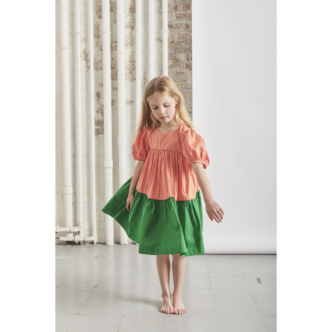 Tiery Eyed Dress, Juicy Peach - Dresses - 3