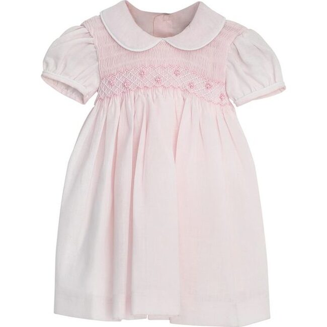 Smock Dress, Pink - Dresses - 1