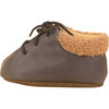 Soft Leather Bootie, Grey - Booties - 1 - thumbnail