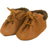 Soft Leather Bootie, Cognac - Booties - 2