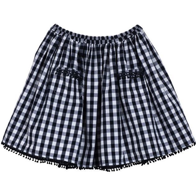 Anna Gingham Skirt - Skirts - 2