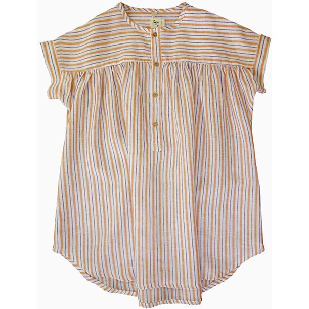 Alana Shirt Dress, Kumquat - Dresses - 1