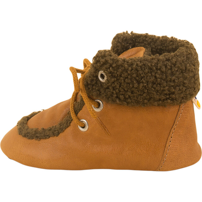 Laces Sheep Boot, Cognac - Booties - 1