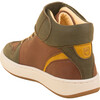 Hi-Top Sneaker, Green & Brown - Sneakers - 3