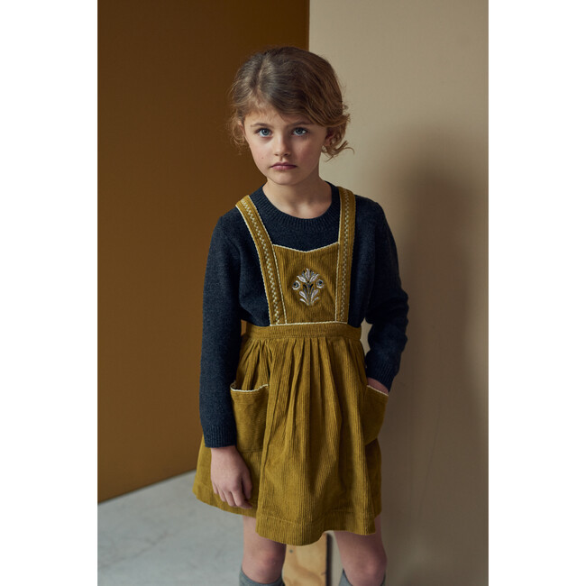 Goose Pinafore, Mustard - Dresses - 2