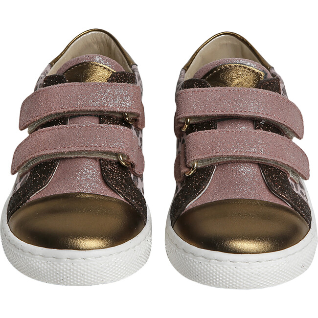 Dorothy Sneaker, Leopard & Pink - Sneakers - 1