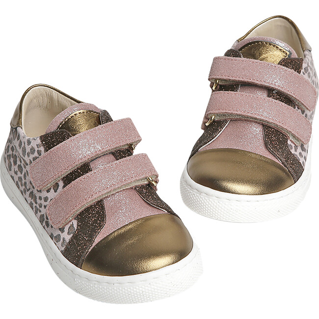 Dorothy Sneaker, Leopard & Pink - Sneakers - 3