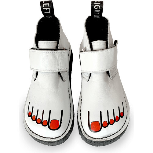Creepy Creeper Boot, White - Boots - 3