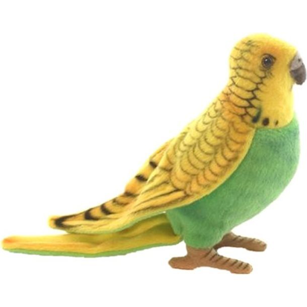 Parakeet Budgie Green and Yellow - Plush - 1