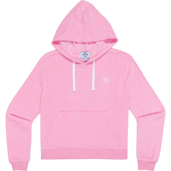 Women's Andy Cohen Pink Terry Toweling Hoodie
