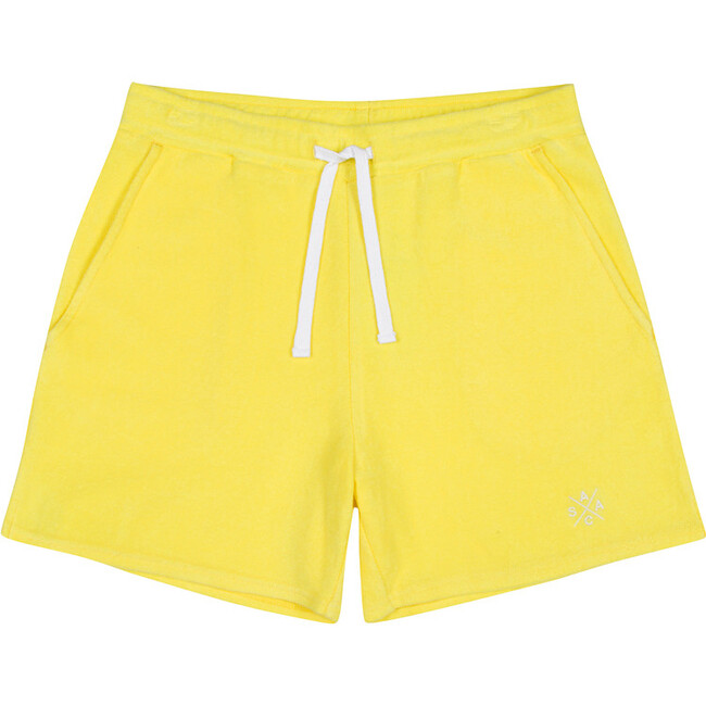 Men's Andy Cohen Yellow Terry Toweling Shorts