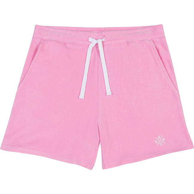 Men's Andy Cohen Pink Terry Toweling Shorts