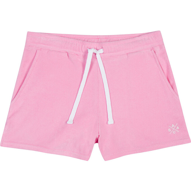 Kid's Andy Cohen Pink Terry Toweling Shorts