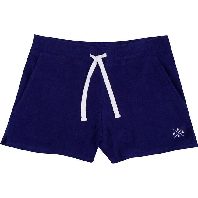 Kid's Andy Cohen Navy Terry Toweling Shorts