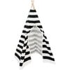 Lexie Play Tent, Black/White - Play Tents - 1 - thumbnail