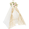 Elaine Itty Bitty Play Tent, Gold Lace - Play Tents - 4