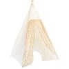 Elaine Play Tent, Gold Lace - Play Tents - 1 - thumbnail