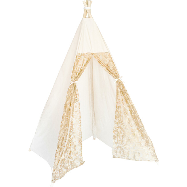 Elaine Play Tent, Gold Lace - Play Tents - 3