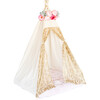 Elaine Play Tent, Gold Lace - Play Tents - 4