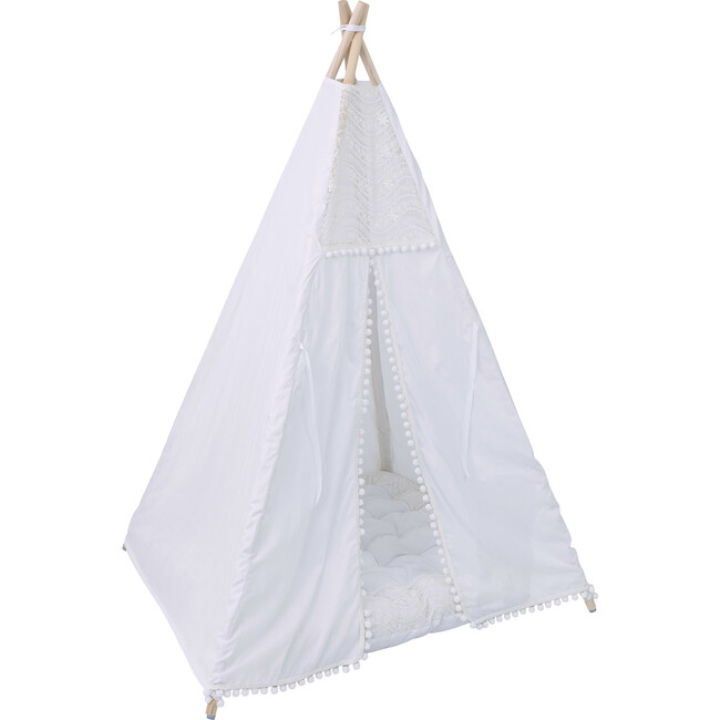 Evelyn Play Tent, White - Play Tents - 6