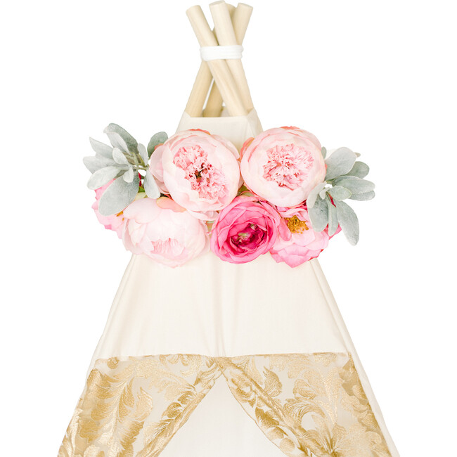 Elaine Play Tent, Gold Lace - Play Tents - 7