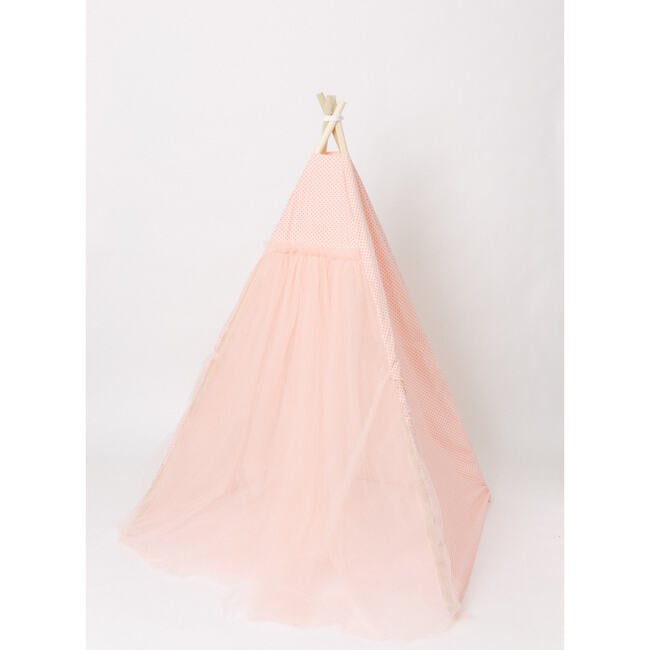 Victoria Play Tent, Blush Pink Tulle - Play Tents - 3