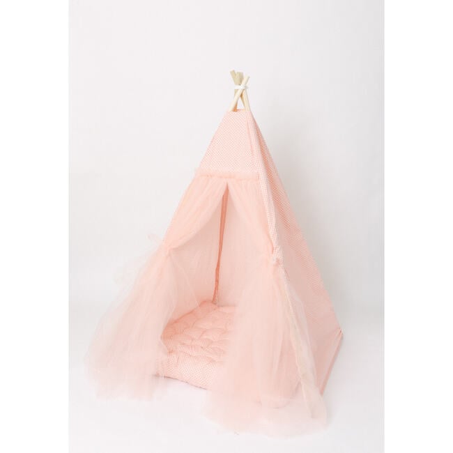 Victoria Play Tent, Blush Pink Tulle - Play Tents - 4