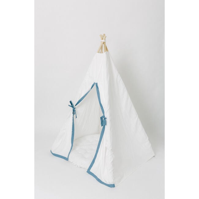 Tyler Play Tent, White/Denim - Play Tents - 4