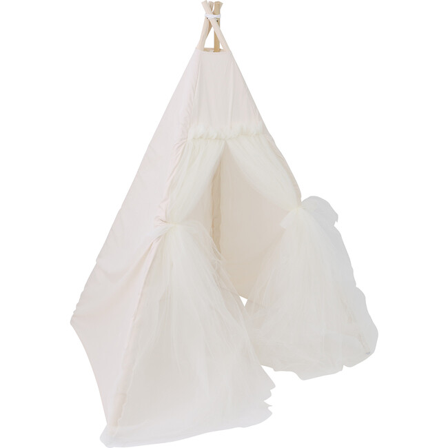 Chrissy Play Tent, Cream Tulle