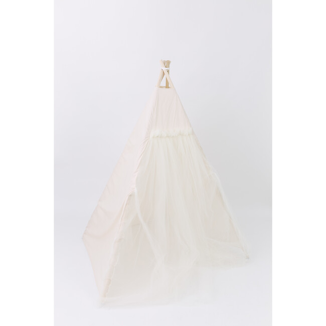 Chrissy Play Tent, Cream Tulle - Play Tents - 5